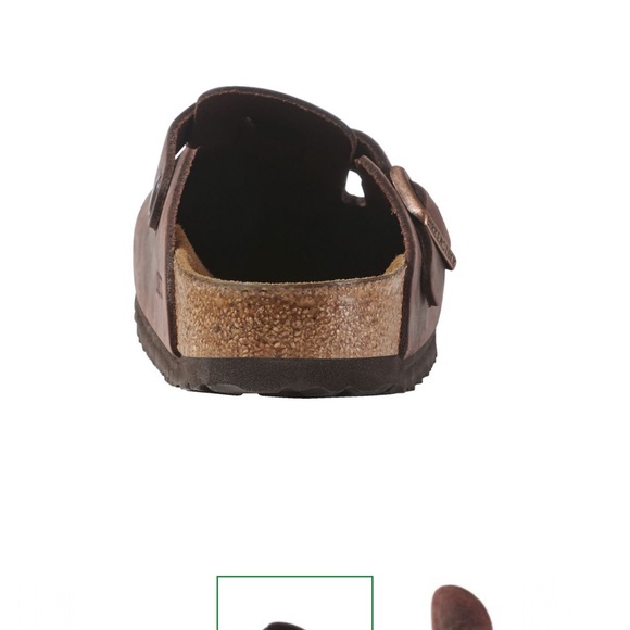 Like new Women's Birkenstock Boston Clogs, Oiled Leather Soft Footbed - Picture 3 of 8